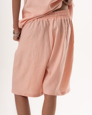 Female Pink Oversized Linen Set