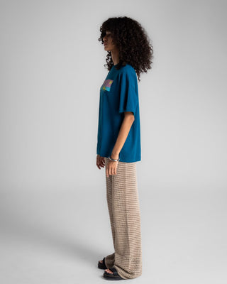 Less City More Sea Oversized Tee Printed Oversized Tees IN YOUR SHOE