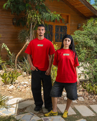 Let Go Oversized Tee Printed Oversized Tees IN YOUR SHOE S