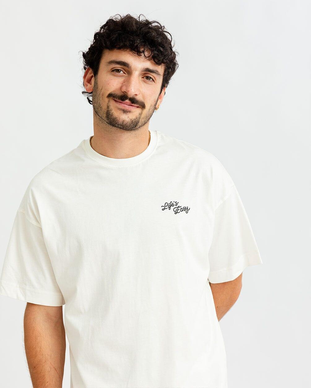Life's Easy Printed Oversized Tee Printed Oversized Tees IN YOUR SHOE