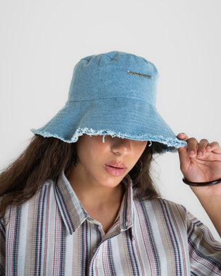 Light Blue Denim Bucket Hat Bucket IN YOUR SHOE