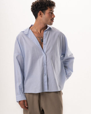 Light Blue Long Sleeve Oversized Shirt Oversized Shirts IN YOUR SHOE