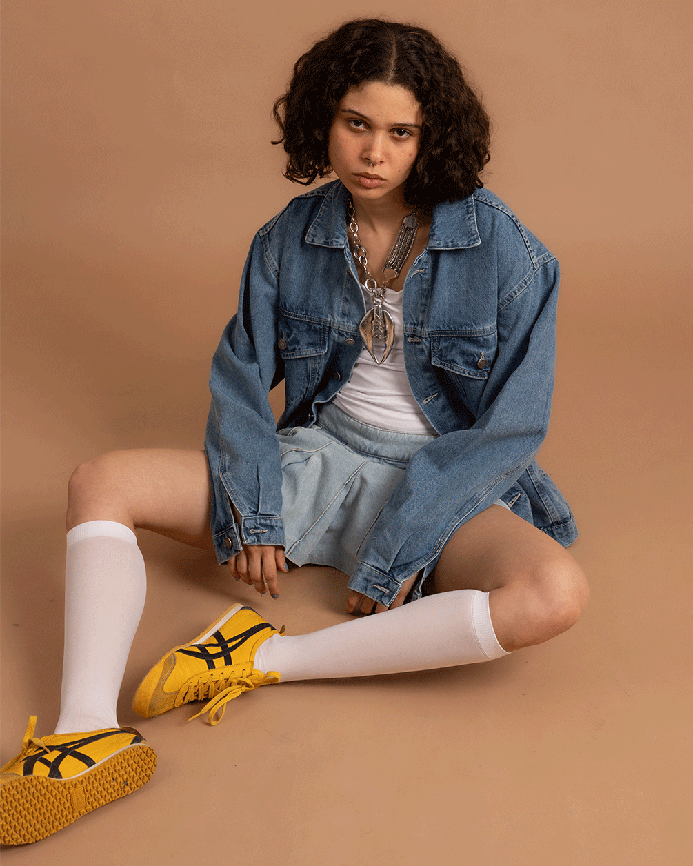 Light Blue Oversized Denim Jacket Denim Jacket IN YOUR SHOE