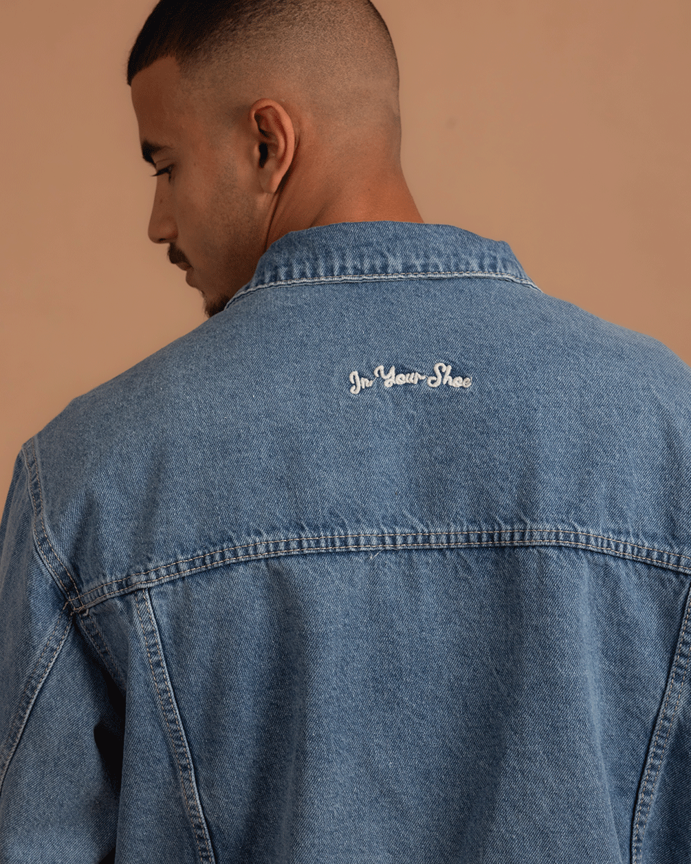 Light Blue Oversized Denim Jacket Denim Jacket IN YOUR SHOE