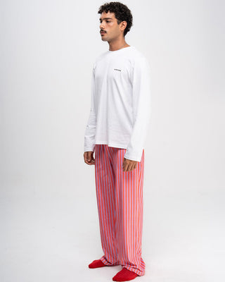 Lilac & Orange Striped Fluffy Pjoys Fluffy Pjoys IN YOUR SHOE