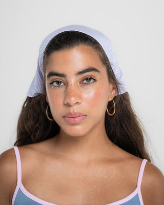 Lilac Striped Bandana Bandana IN YOUR SHOE