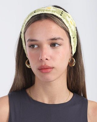 Lime Mini Crochet Bandana Bandana IN YOUR SHOE