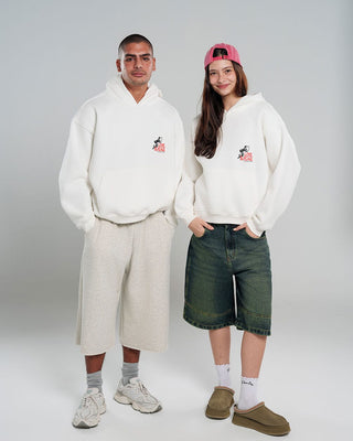 Love and Peace Boxy Hoodie Boxy Hoodies IN YOUR SHOE M