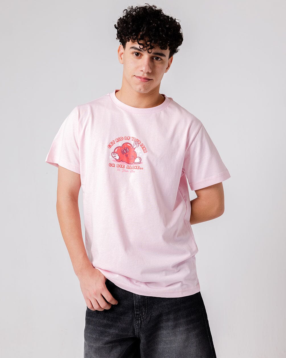 Love Is Hell Regular Tee Printed Regular Tees IN YOUR SHOE