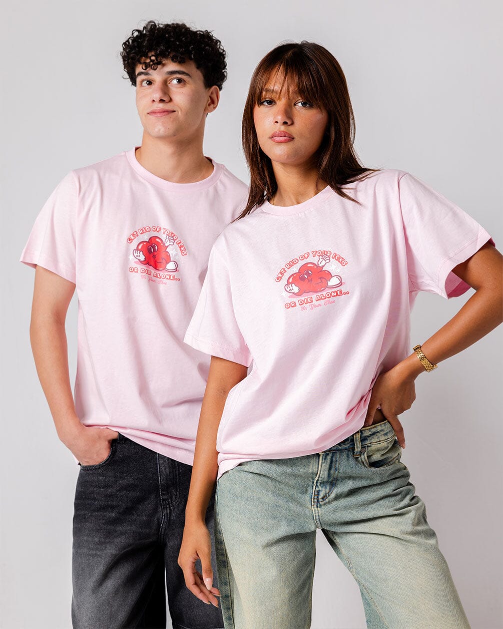 Love Is Hell Regular Tee Printed Regular Tees IN YOUR SHOE L