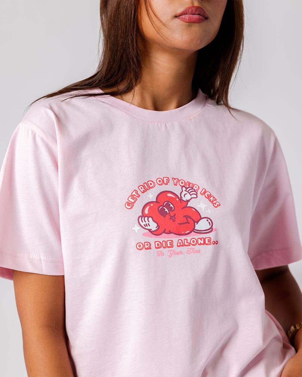 Love Is Hell Regular Tee Printed Regular Tees IN YOUR SHOE XL