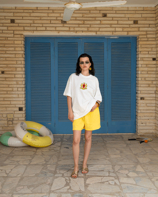 Love Seriously Harms Oversized Tee Printed Oversized Tees IN YOUR SHOE