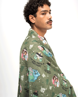 Love You So Matcha Fluffy Blanket Fluffy Blanket IN YOUR SHOE