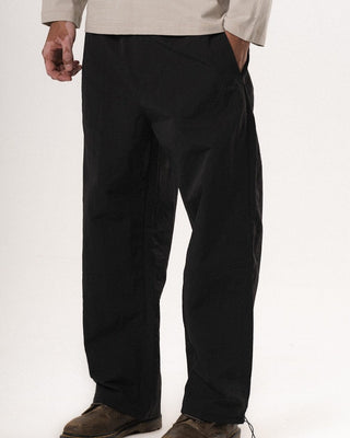 Male Black Loose Parachute Pants Pants IN YOUR SHOE M