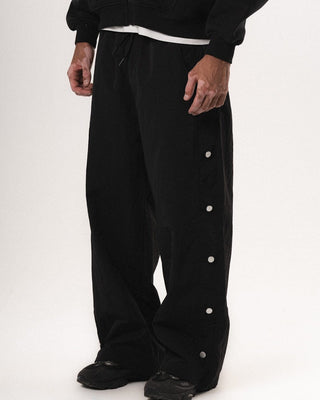 Male Black Track Pants Pants IN YOUR SHOE M