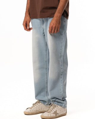 Male Blue Straight Leg Jeans Jeans IN YOUR SHOE 34