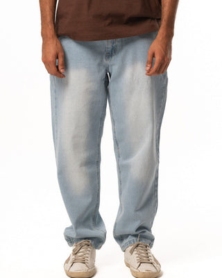 Male Blue Straight Leg Jeans Jeans IN YOUR SHOE 32