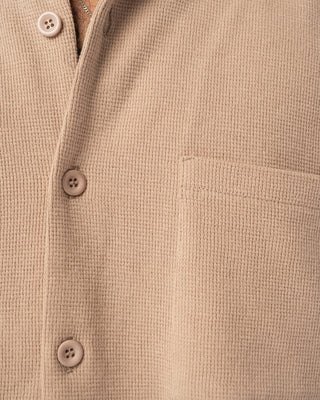 Male Coffee Waffle Shirt Waffled Shirt IN YOUR SHOE