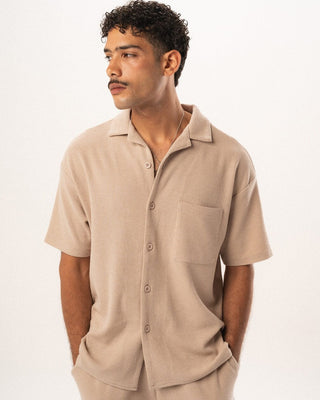Male Coffee Waffle Shirt Waffled Shirt IN YOUR SHOE M