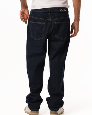 Male Dark Blue Straight Leg Jeans Jeans IN YOUR SHOE 34