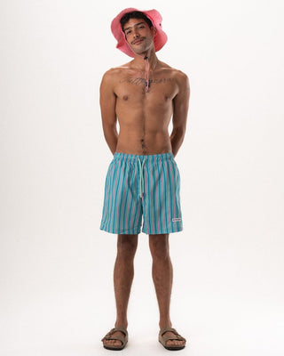 Mint Green Stripes Swim Shorts Swim Shorts IN YOUR SHOE S