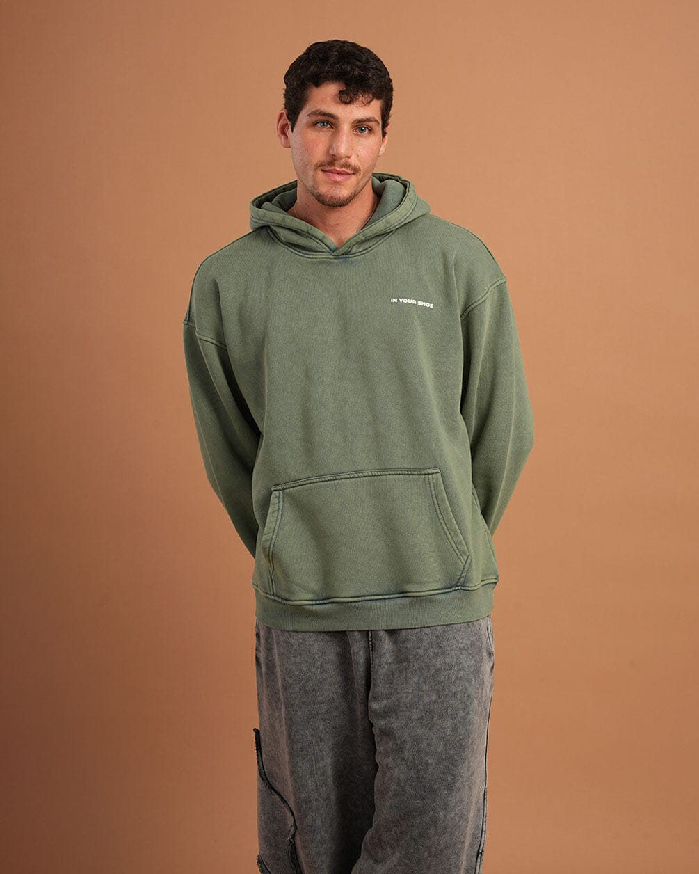 Mint IYS Washed Hoodie Acid Washed Hoodies IN YOUR SHOE