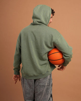 Mint IYS Washed Hoodie Acid Washed Hoodies IN YOUR SHOE