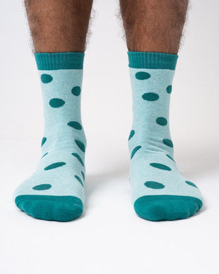 Mint Polka Dots Fluffy Socks Fluffy Socks IN YOUR SHOE