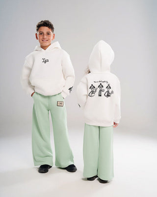 Mint Wide Leg Kids Sweatpants Swants (Kids) IN YOUR SHOE 2-3