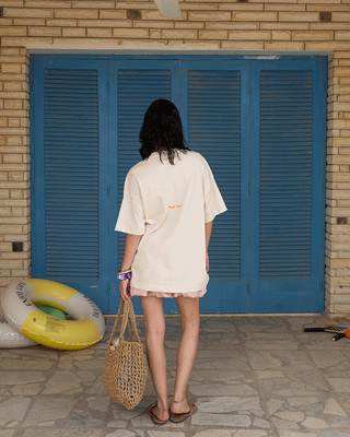 Modern Art Oversized Tee Printed Oversized Tees IN YOUR SHOE