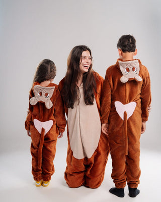 Monkey Kids Onesie Kids Onesies IN YOUR SHOE 8-9