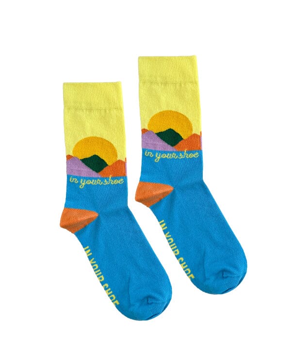 Mountains (Long Socks) Neck Socks In Your Shoe