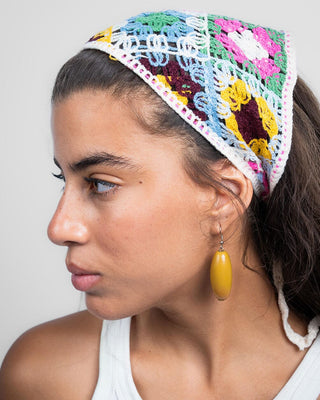 Multicolor Floral Crochet Bandana Bandana IN YOUR SHOE