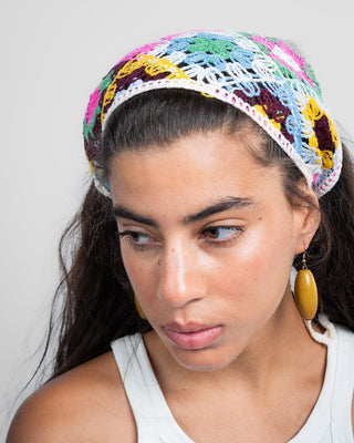 Multicolor Floral Crochet Bandana Bandana IN YOUR SHOE