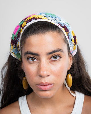 Multicolor Floral Crochet Bandana Bandana IN YOUR SHOE