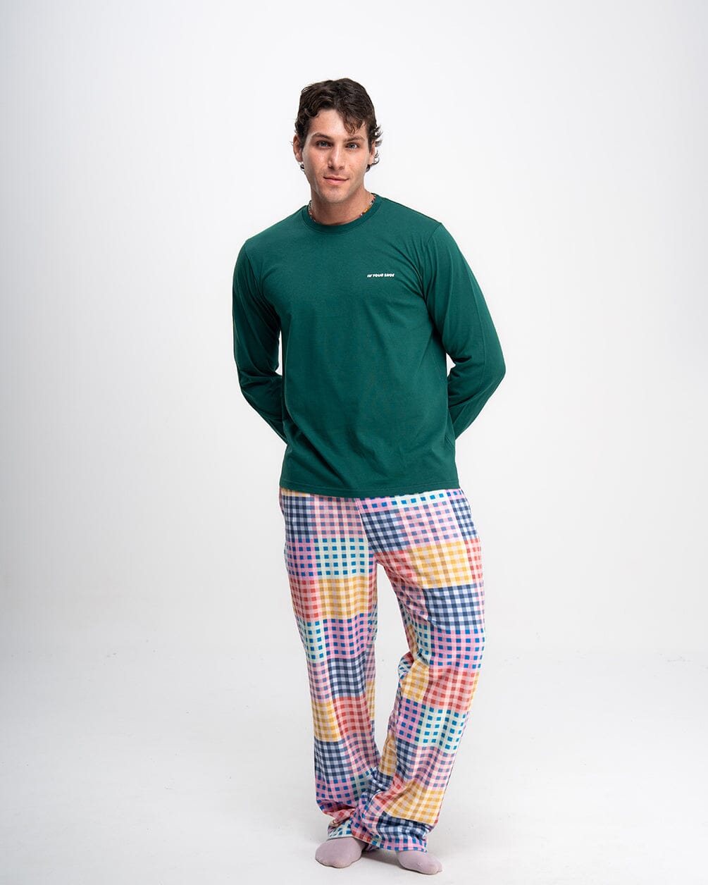 Multicolor Plaid Fluffy Pjoys Fluffy Pjoys IN YOUR SHOE