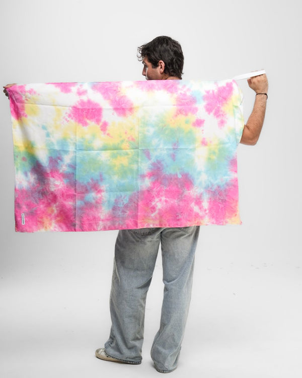 Multicolor Tie Dye Beach Towel