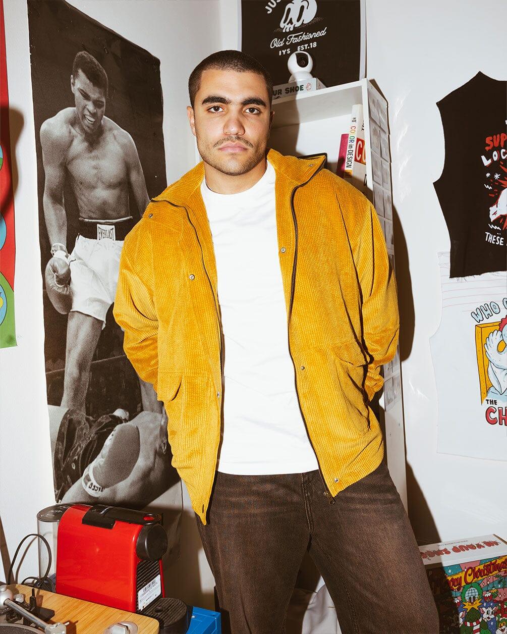 Mustard Corduroy Jacket Curduroy Jackets IN YOUR SHOE L