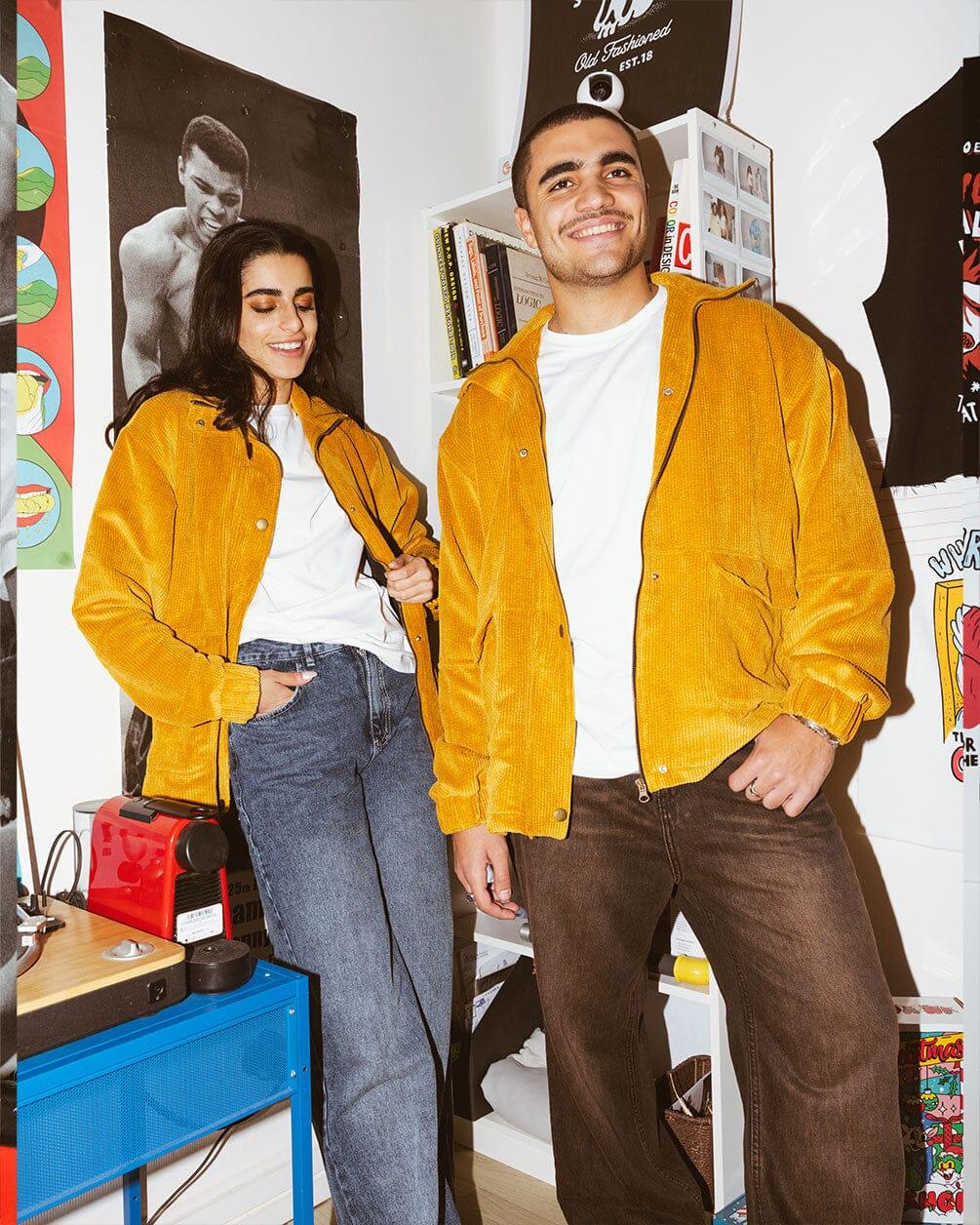 Mustard Corduroy Jacket Curduroy Jackets IN YOUR SHOE M