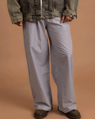 Navy Blue Boxer Pants Boxer Pants IN YOUR SHOE L