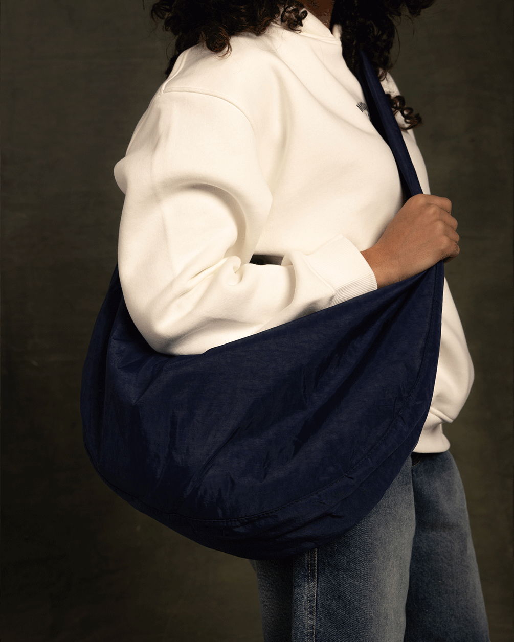 Navy Blue Slouchy Sling Bag Slouchy Sling Bag IN YOUR SHOE