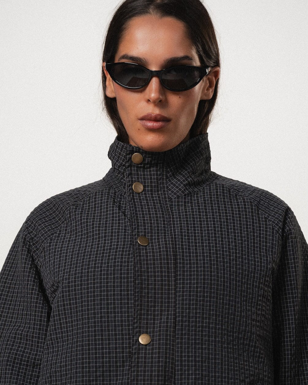 Navy Check Windbreaker Windbreaker IN YOUR SHOE