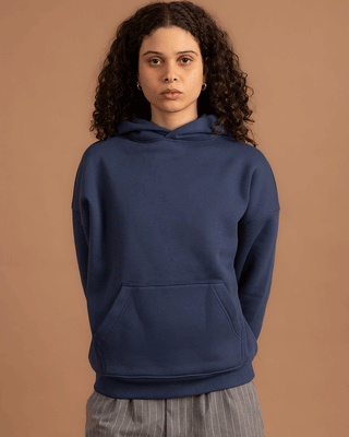 Navy Heavy Boxy Hoodie Heavy Boxy Hoodies IN YOUR SHOE S