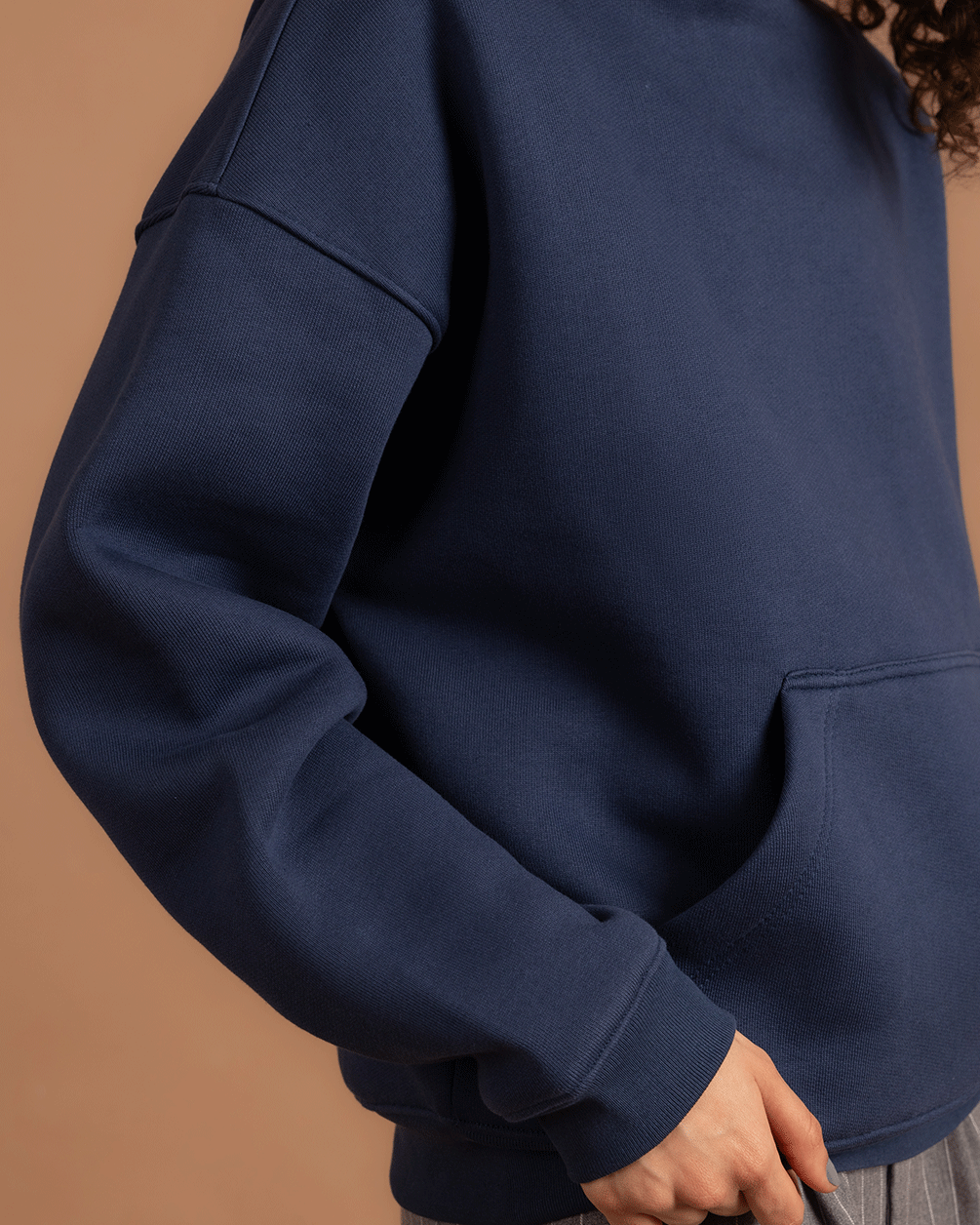 Navy Heavy Boxy Hoodie Heavy Boxy Hoodies IN YOUR SHOE