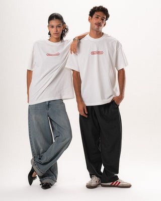 Nine To Five Oversized Tee Printed Oversized Tees IN YOUR SHOE S