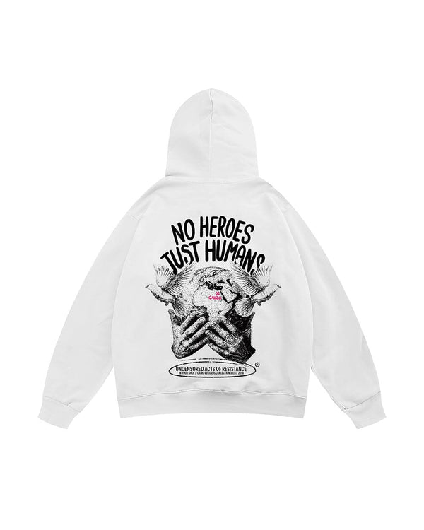 No Heroes Oversized Hoodie