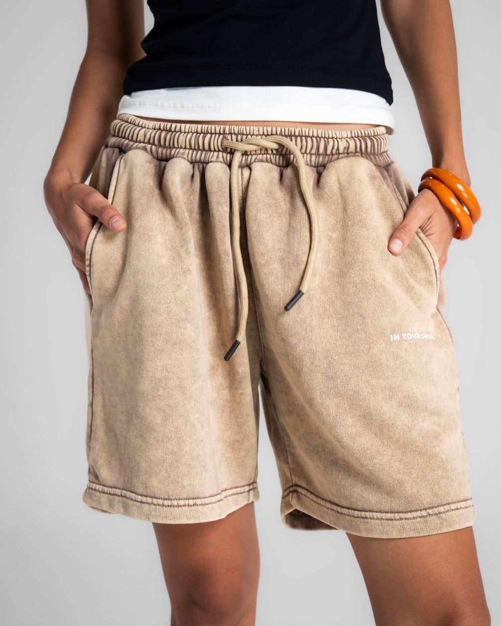 Oak Wide-Leg Washed Sworts Sworts IN YOUR SHOE