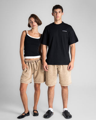 Oak Wide-Leg Washed Sworts Sworts IN YOUR SHOE L