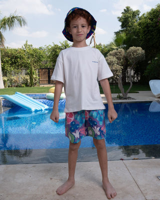 Off White Oversized Kids Tee Kids Basic Tees IN YOUR SHOE 3