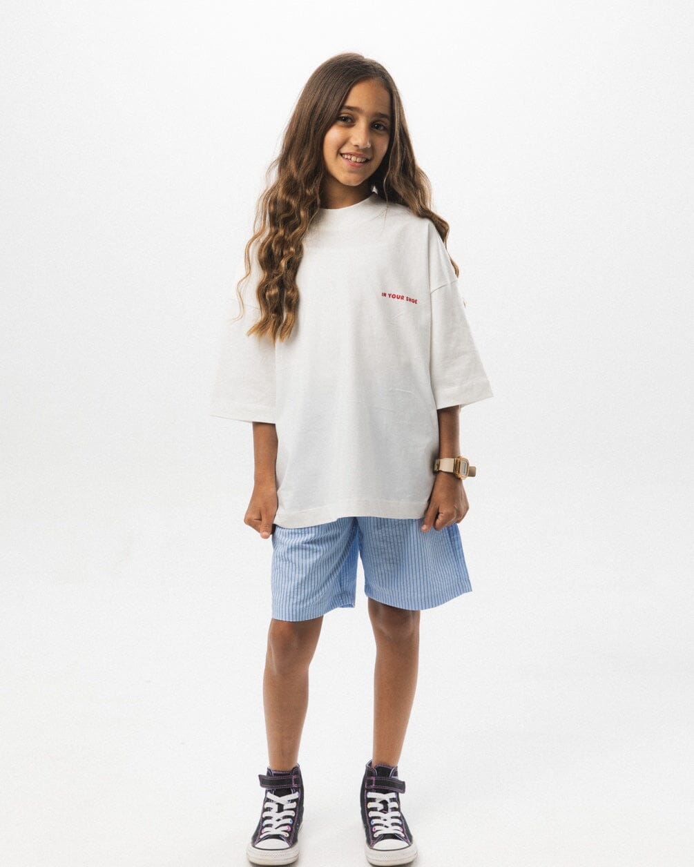 Off-White Super Oversized Kids Tee Kids Oversized Tee IN YOUR SHOE 6-7